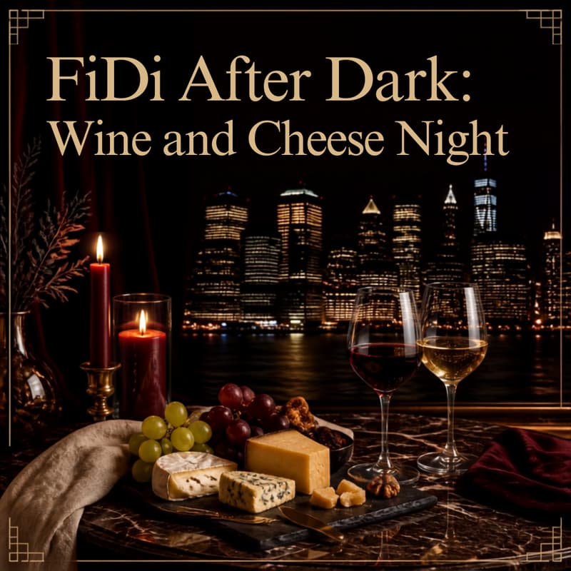 Cover Image for FiDi After Dark: Wine and Cheese Night