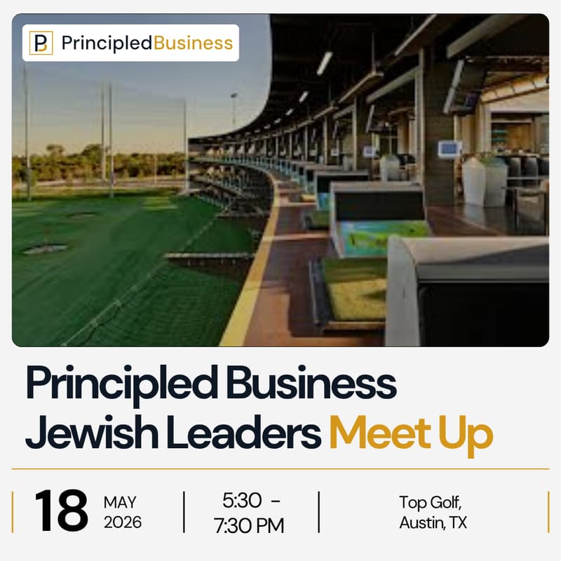Cover Image for Principled Business Jewish Leaders Meet Up