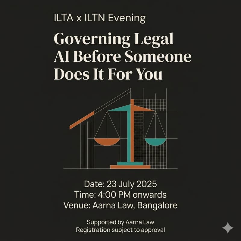 Cover Image for ILTA x ILTN Evening | Governing Legal AI Before Someone Does It For You