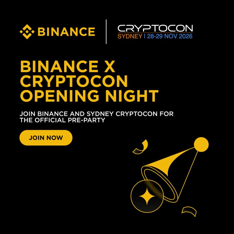 Cover Image for Binance X CryptoCon Official Opening Night Event 🍾