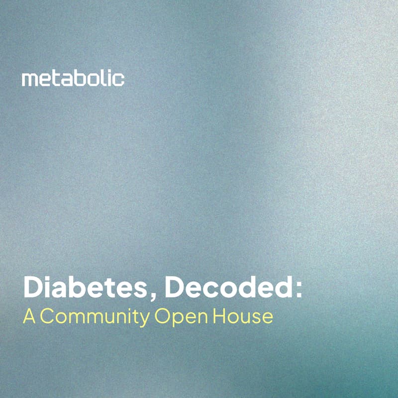 Cover Image for Diabetes, Decoded: A Community Open House