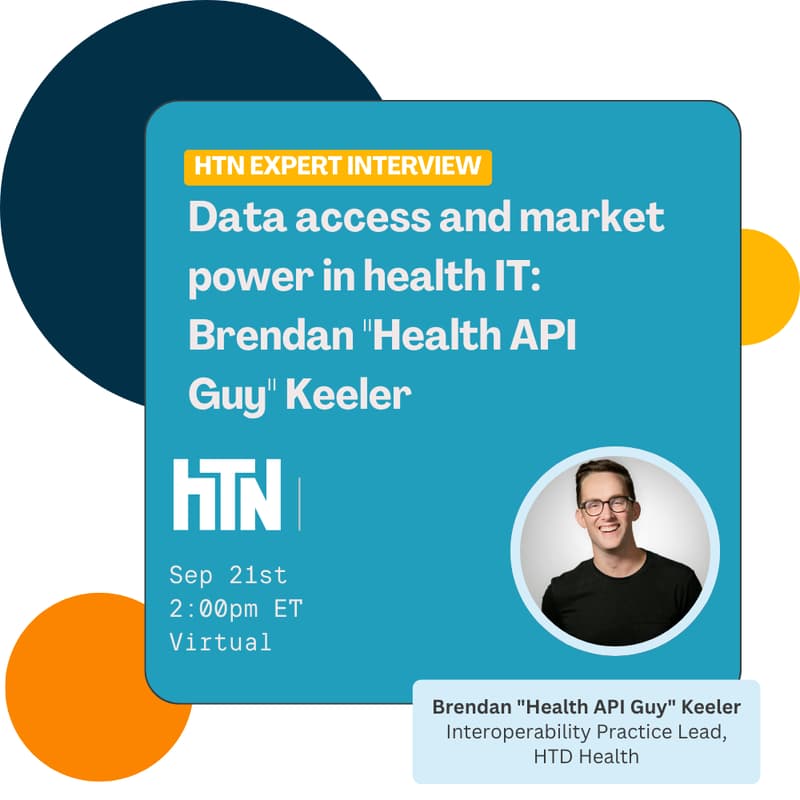 Cover Image for Data access and market power in health IT: an expert interview with Brendan "Health API Guy" Keeler, interoperability practice lead at HTD