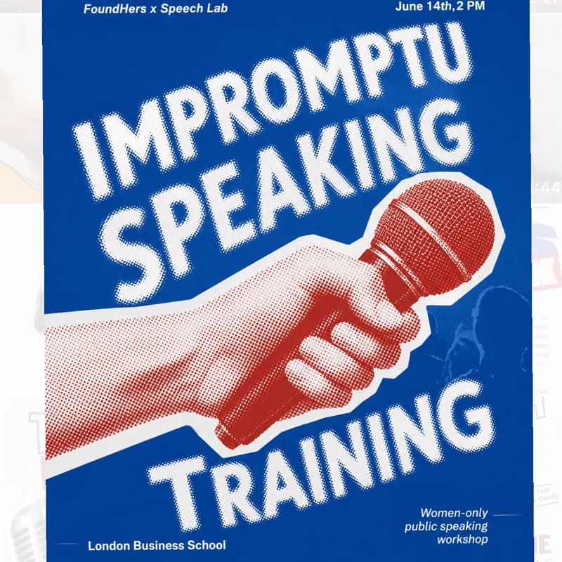 Cover Image for FoundHers x SpeechLab: Think Fast, Speak Clearly