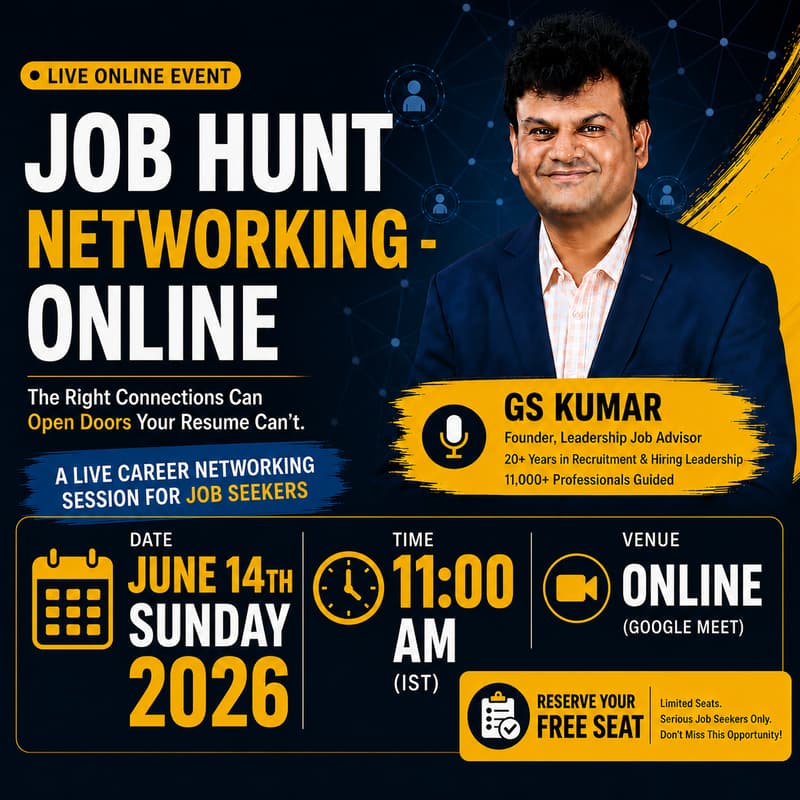 Cover Image for The Job Hunt Networking Room - Online Event