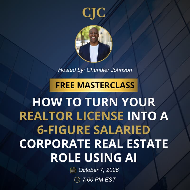Cover Image for How to Turn Your Realtor License Into a 6-Figure Salaried Corporate Role Using AI