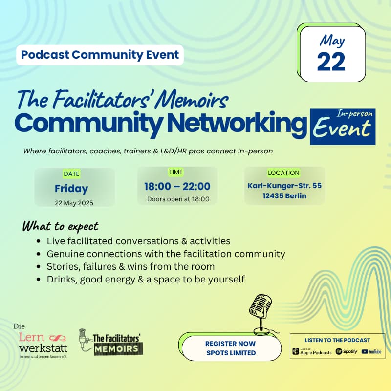 Cover Image for The Facilitators' Memoirs - Community Networking Event | In-person Berlin