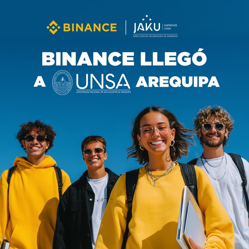 Cover Image for Binance University Tour - Jaku Emprende | Universidad Nacional San Agustín (UNSA)