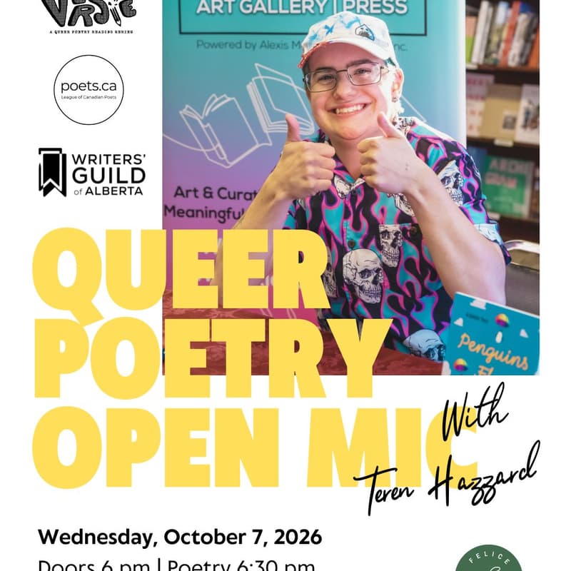 Cover Image for VERS/E 4.2: Queer Poetry Open Mic with Teren Hazzard