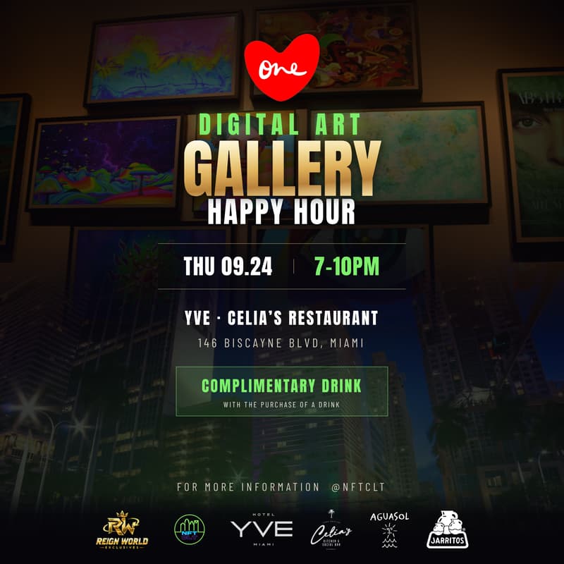 Cover Image for One Love Digital Art Gallery: Networking Happy Hour