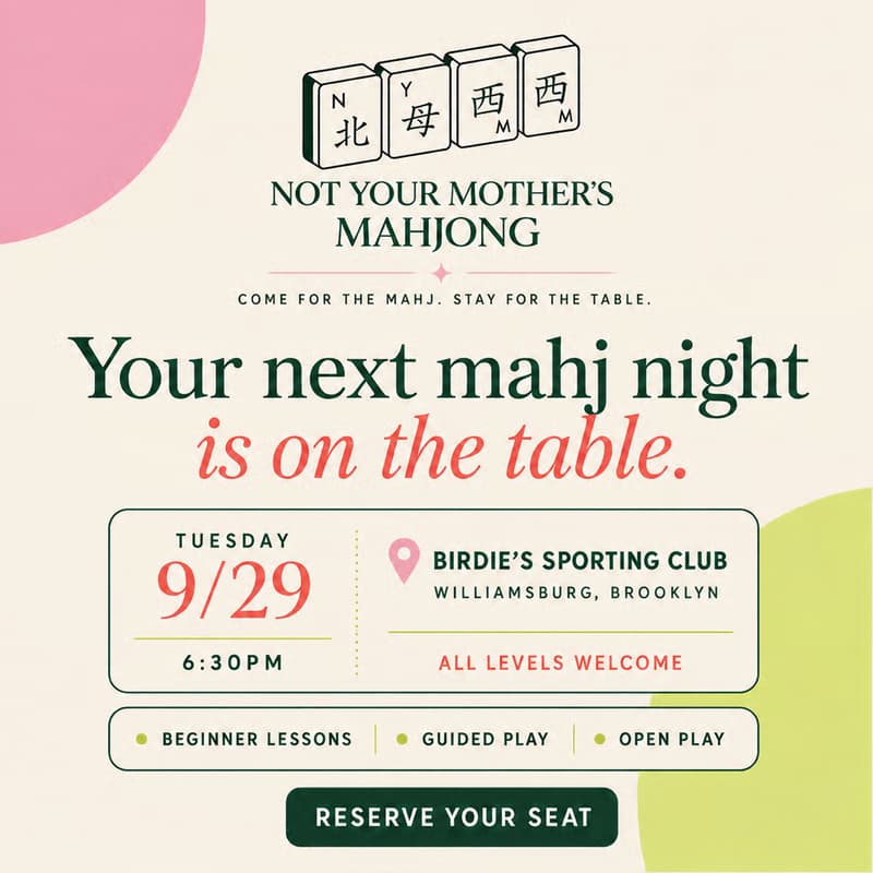 Cover Image for Not Your Mother’s Mahjong 9/29