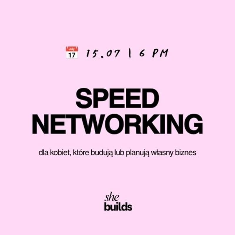 Cover Image for SHEBUILDS: Speed Networking dla kobiet budujących biznes