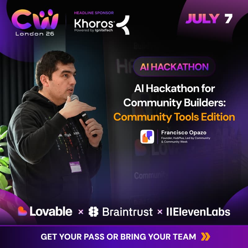 Cover Image for Lovable X Braintrust X ElevenLabs AI Hackathon: London Community Week