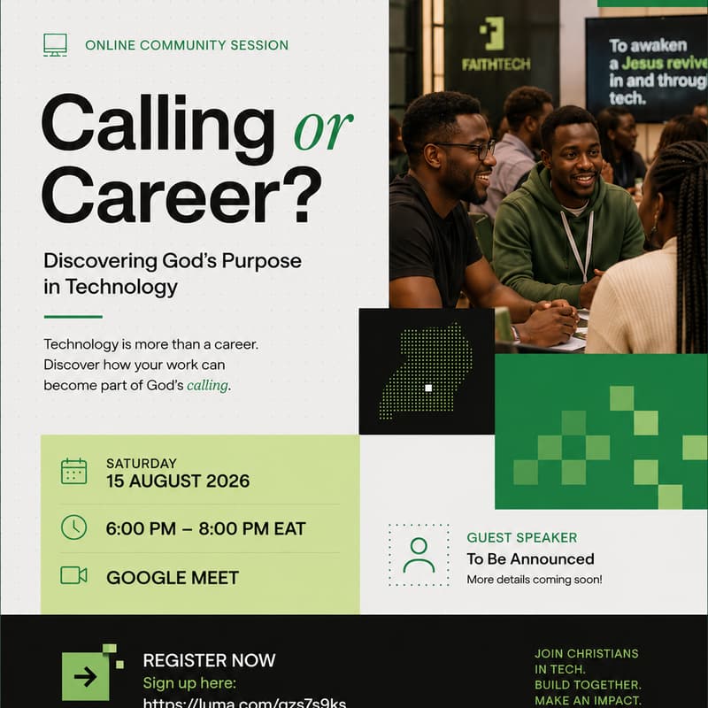 Cover Image for Calling or Career? Discovering God's Purpose in Technology