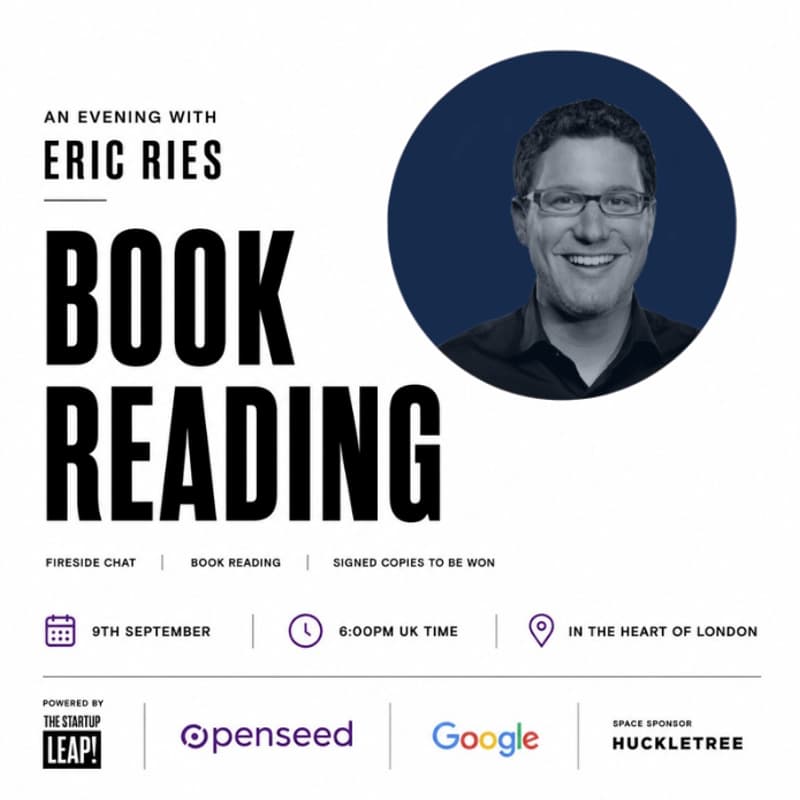 Cover Image for An Evening With Eric Ries: Author, Lean Startup & Incorruptible