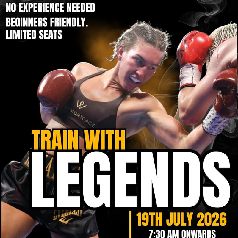 Cover Image for Train With Legends 🥋🥊