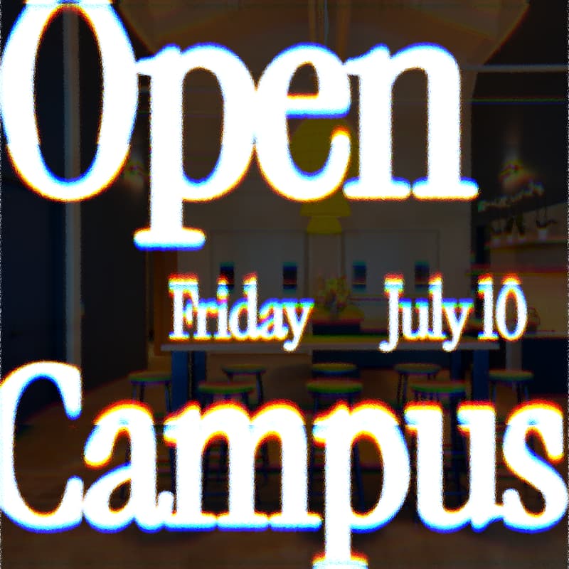 Cover Image for Open Campus: Friday 🍦