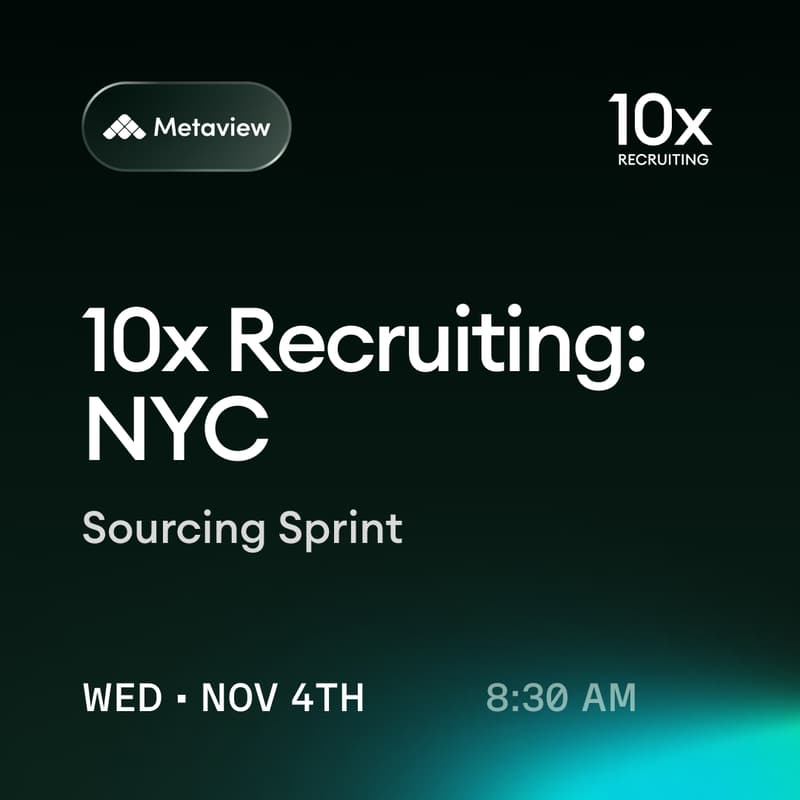 Cover Image for 10x Recruiting: NYC | Sourcing Sprint