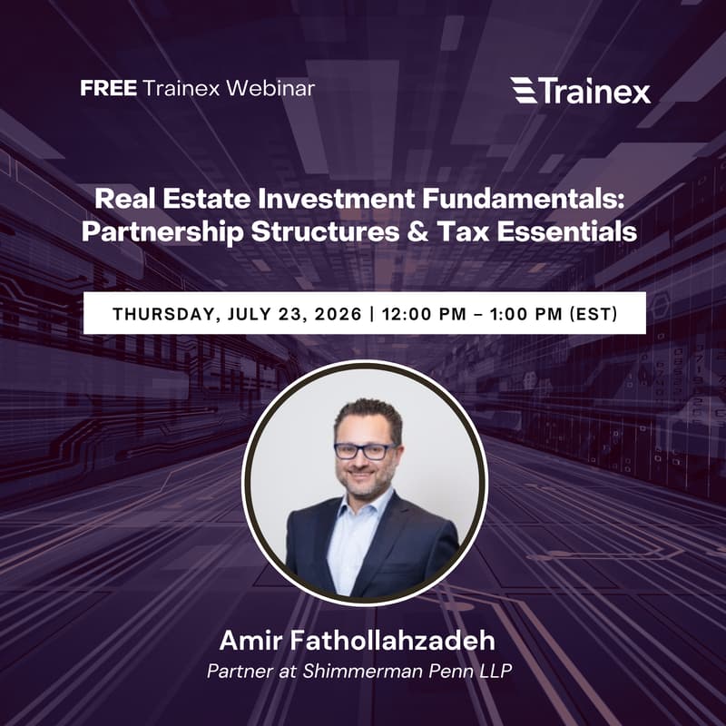 Cover Image for Real Estate Investment Fundamentals: Partnership Structures & Tax Essentials