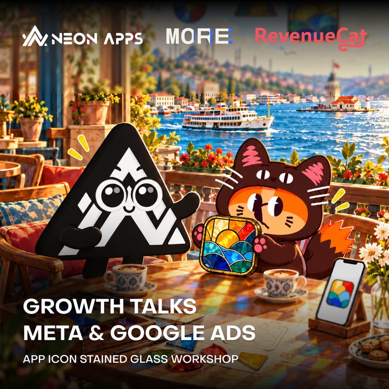 Cover Image for RevenueCat X More Agency X Neon Apps - Growth Talks: Meta & Google Ads
