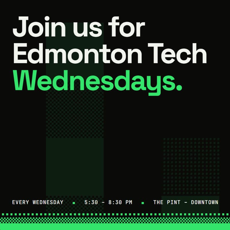 Cover Image for Edmonton Tech Wednesdays - casual, weekly meetup