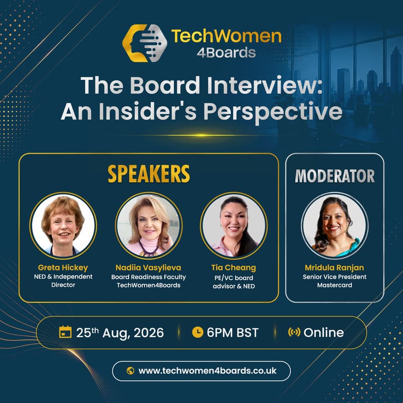 Cover Image for Board Interview: An Insider Perspective – Online Event
