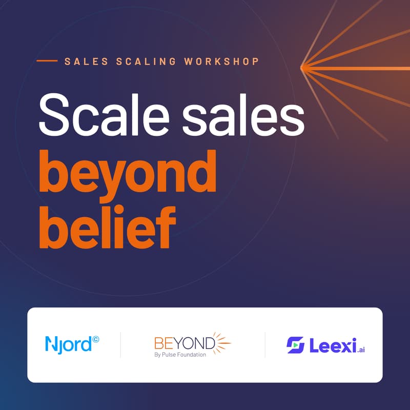 Cover Image for Scale Sales Beyond Belief