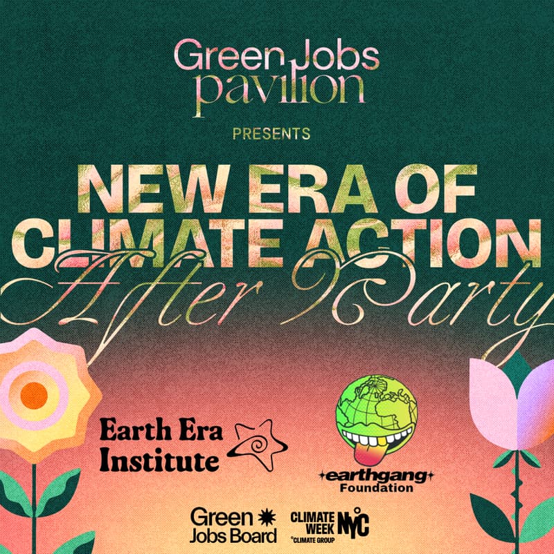 Cover Image for A New Era of Climate Action: Green Jobs Pavilion Afterparty