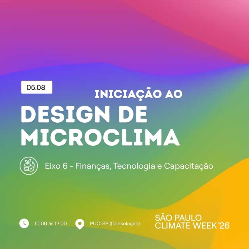 Cover Image for INICIAÇÃO AO DESIGN DE MICROCLIMA