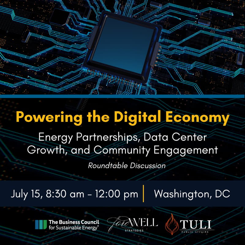 Cover Image for Powering the Digital Economy: Energy Partnerships, Data Center Growth, and Community Engagement