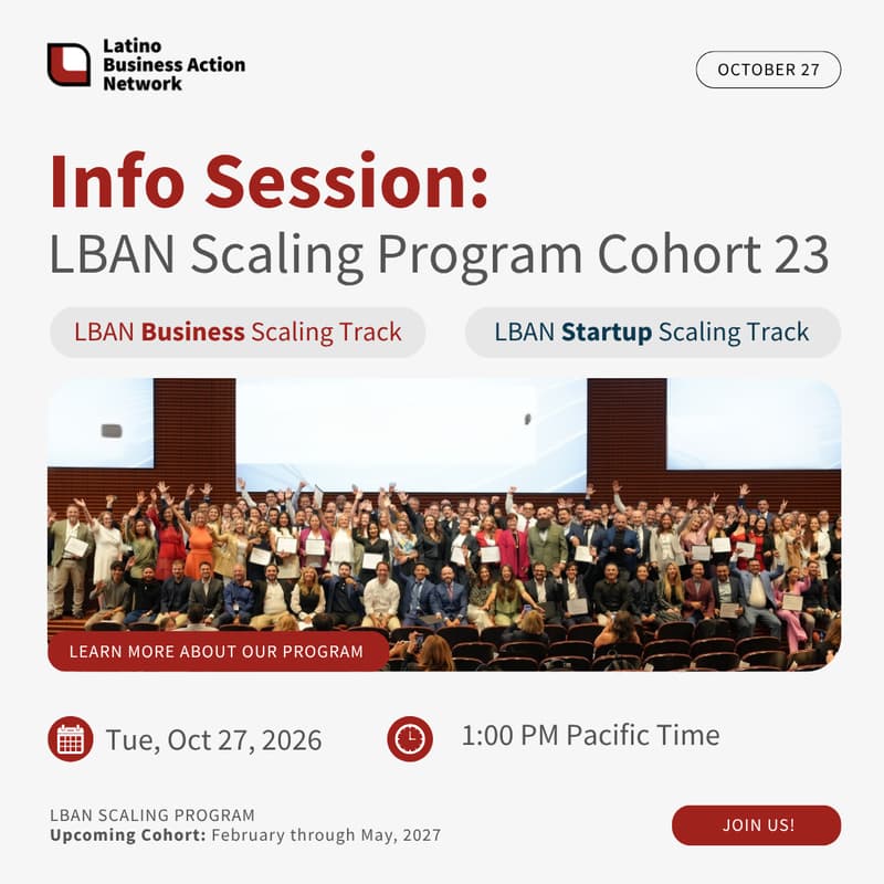Cover Image for Info Session | LBAN Scaling Program - Cohort 23