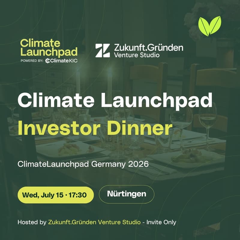 Cover Image for ClimateLaunchpad Investor Dinner