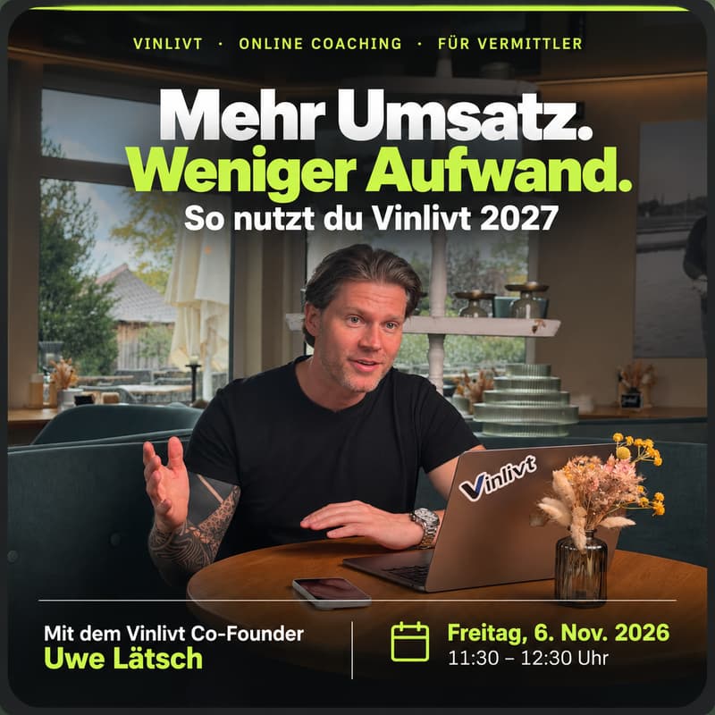 Cover Image for 🚀 Mehr Umsatz. Weniger Aufwand. So nutzt du Vinlivt 2027!