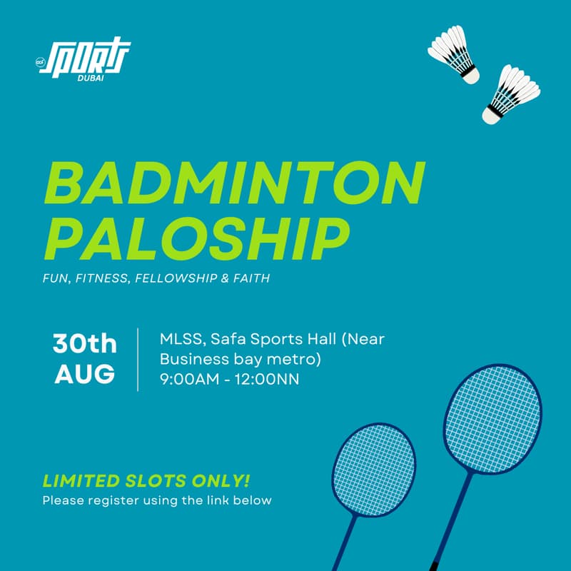 Cover Image for Paloship Badminton Aug 30th, 2026