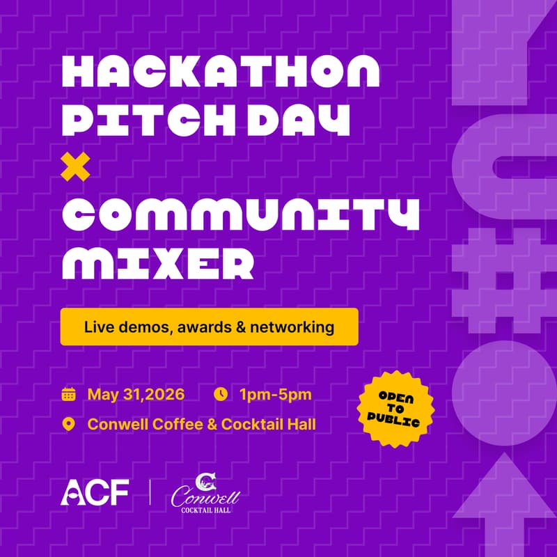 Cover Image for 2026 Social Impact Hackathon Pitch Day | 🚀 Live Demos + Community Voting + Networking | NYC May 31