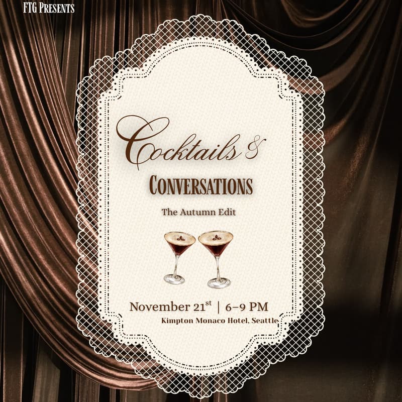 Cover Image for Cocktails & Conversations: The Autumn Edit 🍸🤎