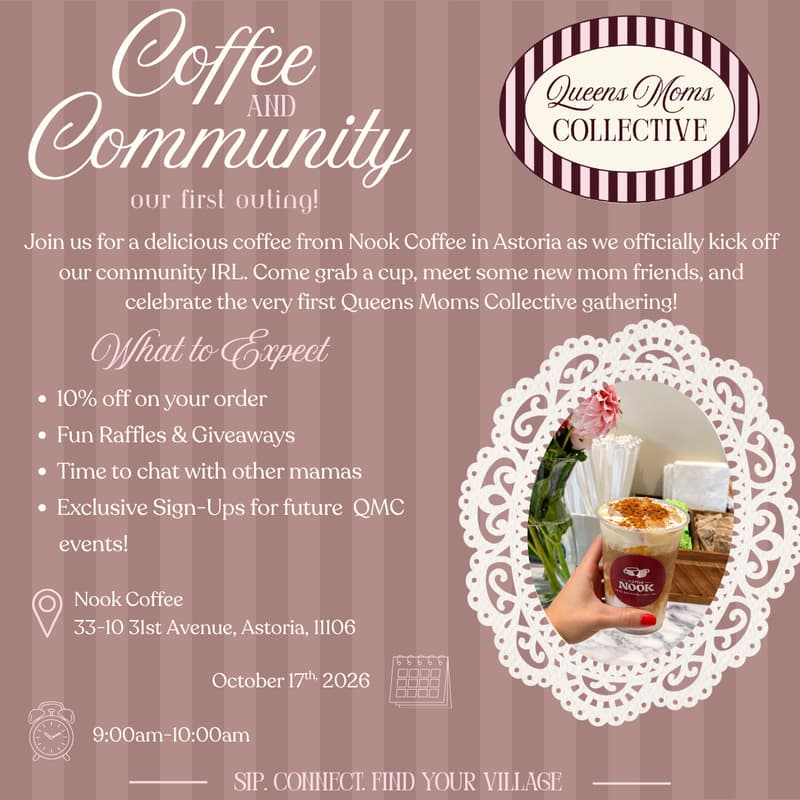 Cover Image for Coffee & Community - Queens Moms Collective