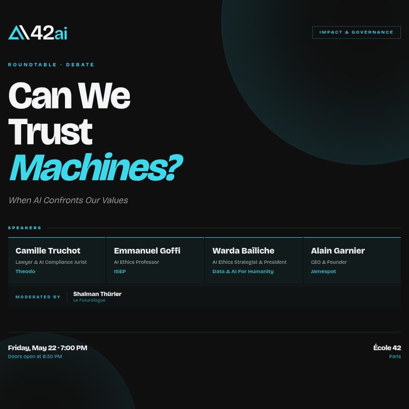 Cover Image for Table ronde : Peut-on faire confiance aux machines?
