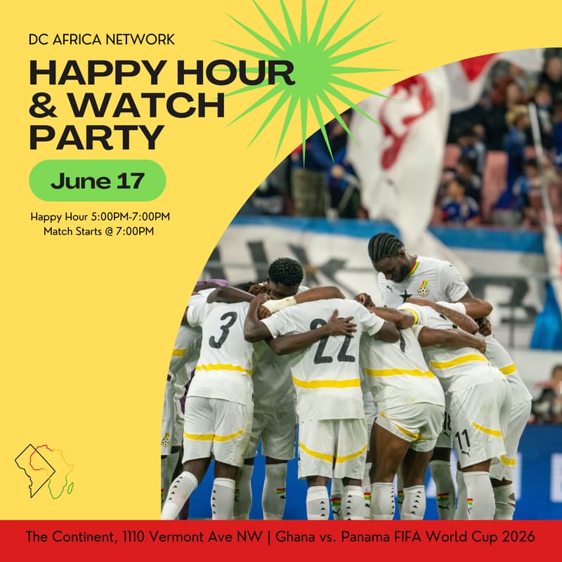 Cover Image for DC Africa Network: Happy Hour & Watch Party