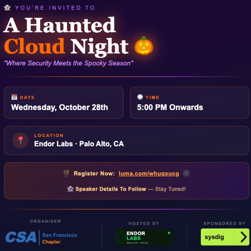 Cover Image for CSA SF Chapter October Meet Up