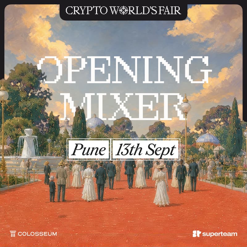 Cover Image for Crypto World's Fair Opening Mixer, Pune