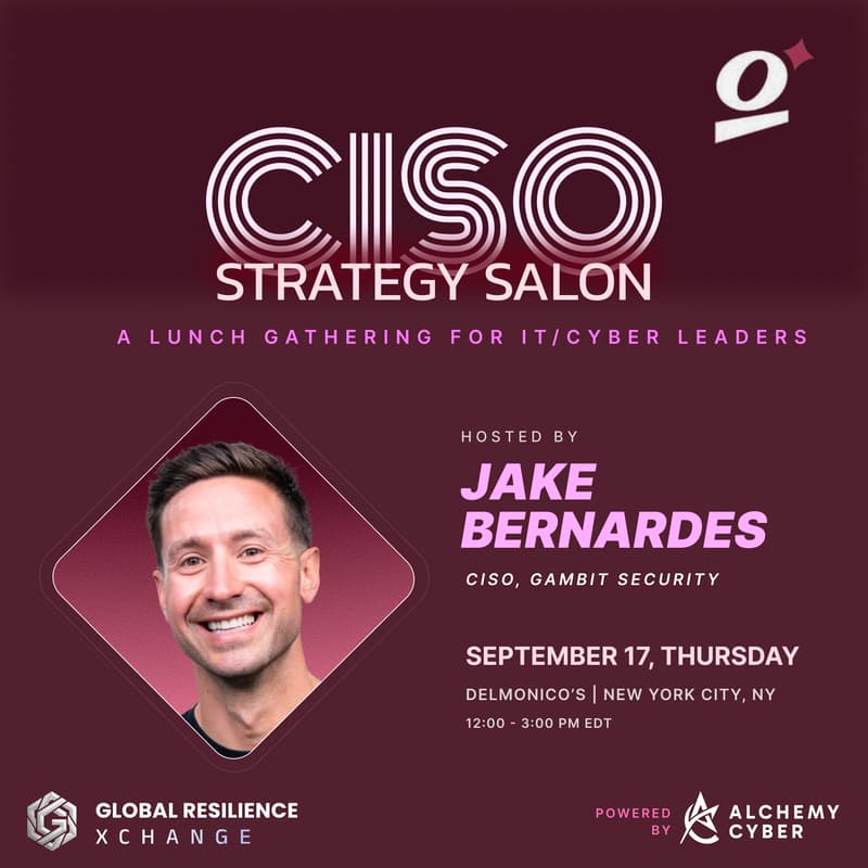Cover Image for CISO Strategy Salon - NYC Luncheon