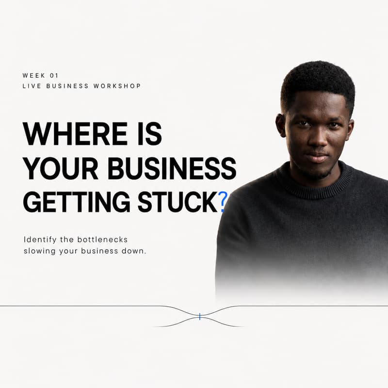Cover Image for WHERE IS YOUR BUSINESS GETTING STUCK?