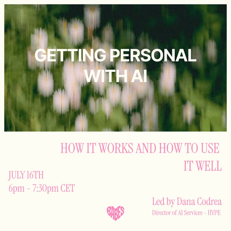 Cover Image for Getting Personal With AI