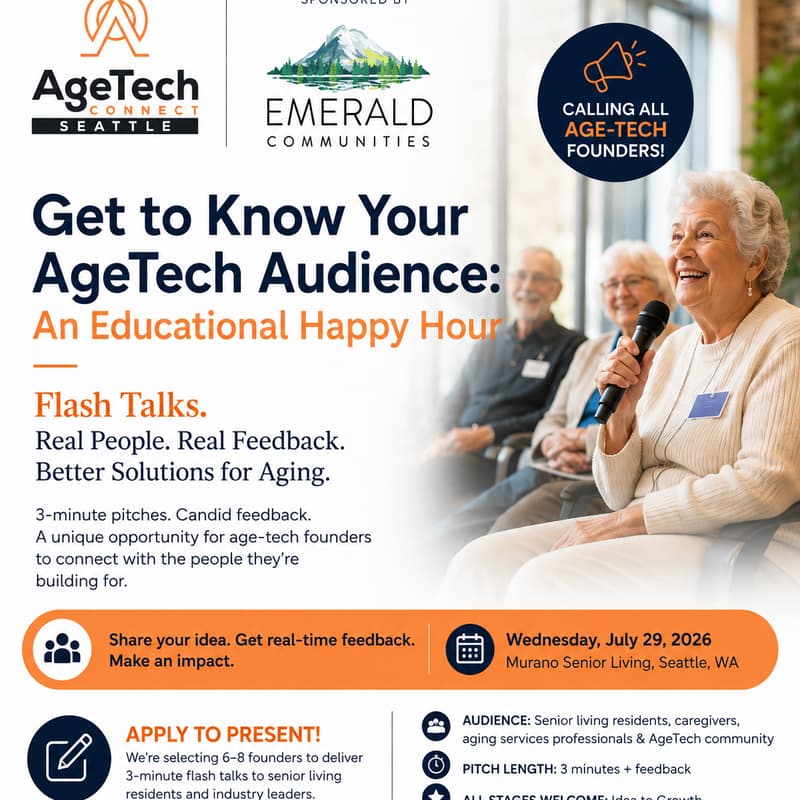 Cover Image for Get to Know Your AgeTech Audience: An Educational Happy Hour
