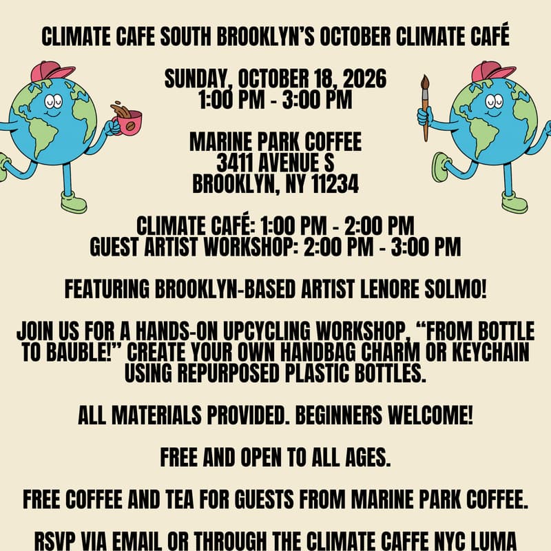 Cover Image for October Climate Cafe with CCSB
