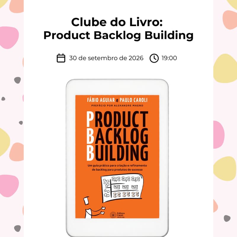 Cover Image for Clube do Livro: Product Backlog Building