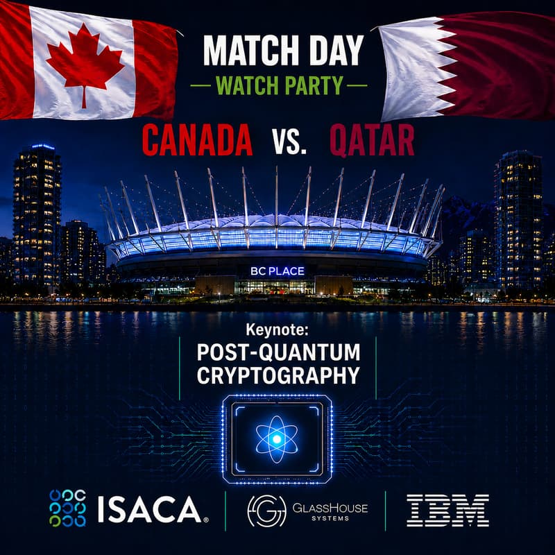 Cover Image for ISACA Watch Party Canada vs. Qatar