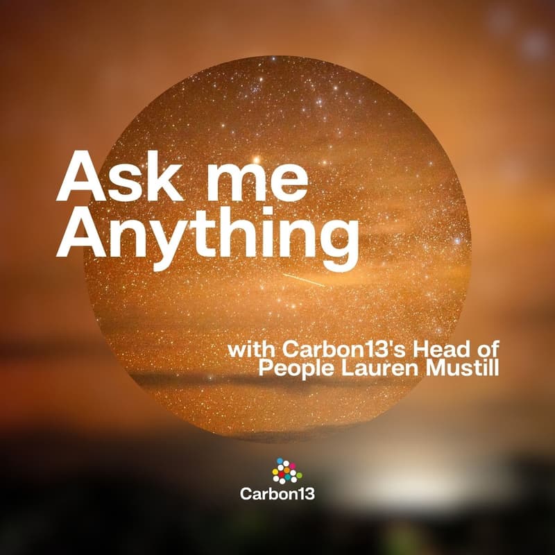 Cover Image for Weekly AMA - learn more about Carbon13's Venture Builder programme