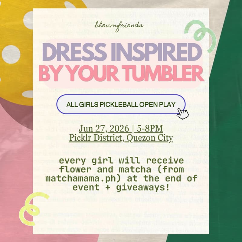 Cover Image for dress like your tumbler all-girls pickleball ˚ ༘♡ ⋆｡˚