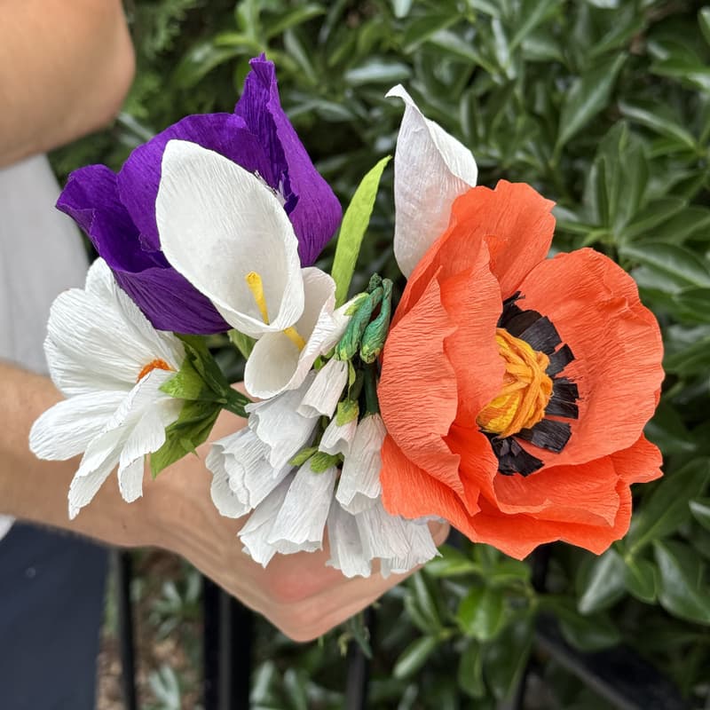 Cover Image for Paper Forever Flowers with Indoor Recess